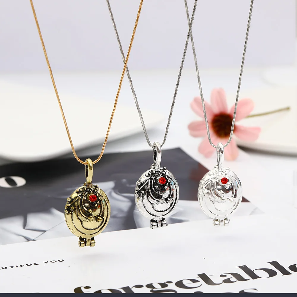 Movie Jewelry Prop Pendants Neckalce The Vampire Diaries Elena Gilbert Necklace Woman Girl Cosplay Accessroy Charms Collar Chain