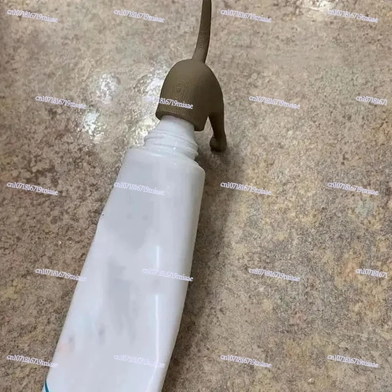 Pooping Dog Butt Toothpaste Topper Pooping Dog Toothpaste Top Hat Creative Toothpaste Squeezer