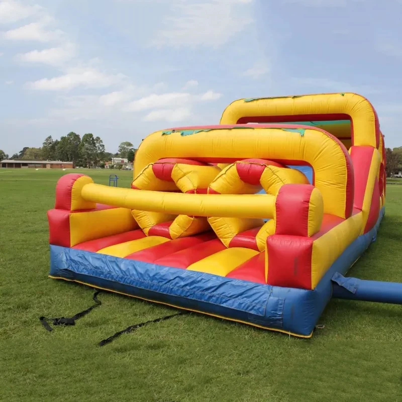 

Inflatable Toy Children's Park Outdoor Giant Durable Inflatable Obstacle Course Bounce House for Sale