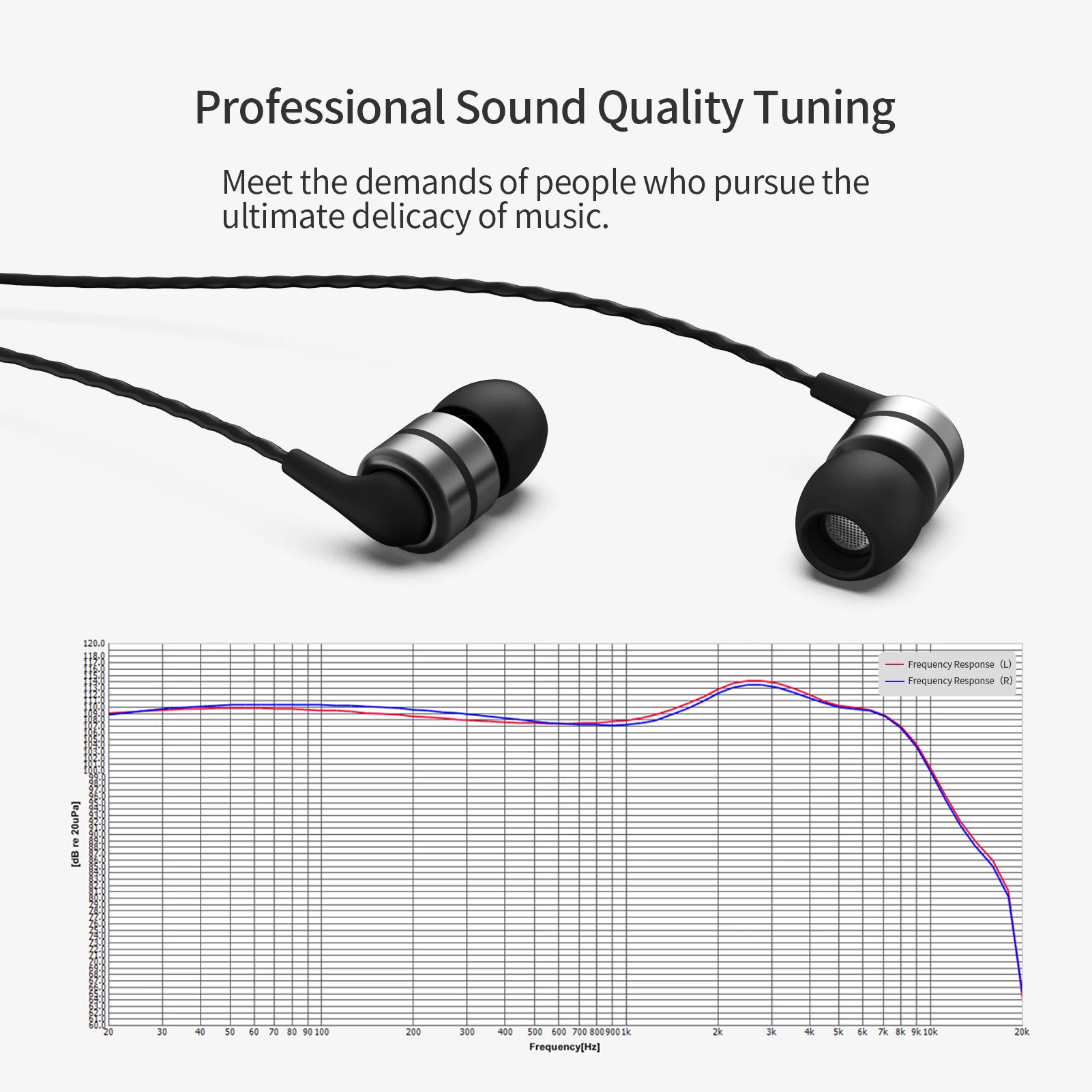 SoundMAGIC E80C Wired Earbuds with Microphone HiFi Stereo Earphones Noise Isolating in Ear Headphones Super Bass for Audiophile