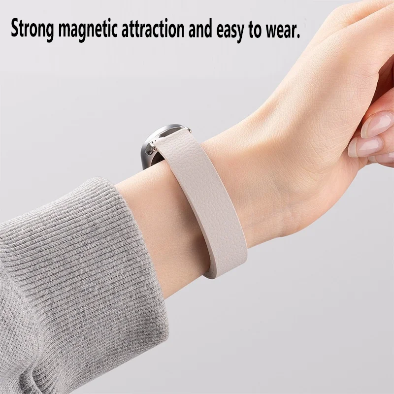 Correa deportiva de silicona para Xiaomi Mi Band 10 9 8, pulsera cómoda y transpirable magnética, accesorios para Xiaomi Band 10