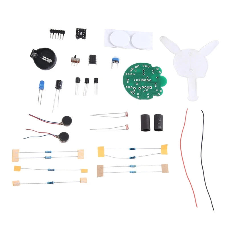 

Light Sensitive Firefly Mobile Robot Soldering Kit Tail Breathing Light Fun Electronic Fabrication Circuit Board Module Durable