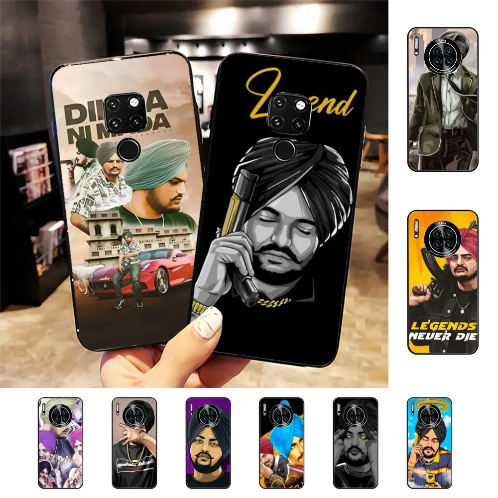 Indian Rapper Sidhu Moose Wala Phone Case For Huawei Mate 10 20 30 40 50 Lite Pro Nova 3 3i 5 6 SE 7 Pro 7SE