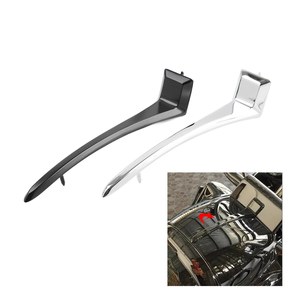 

1Pcs Motorcycle Top Headlight Cover Trim Zinc Alloy Chrome/Black For Harley Davidson Road King FLHR 1994-2013