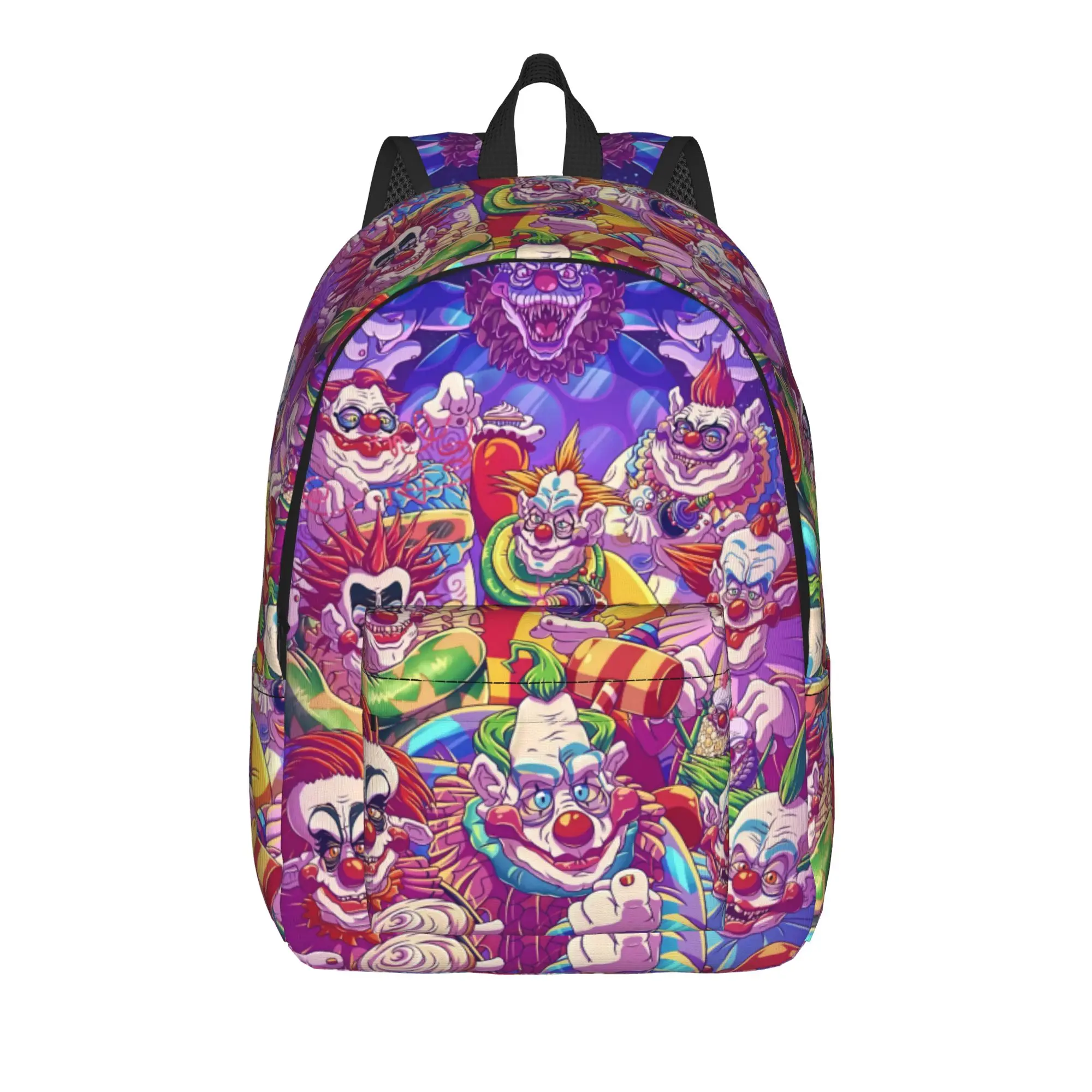 Killer Klowns From Outer Space Wax Backpack Women  Lightweight Backpacks Polyester Streetwear School Bags Outdoor Rucksack