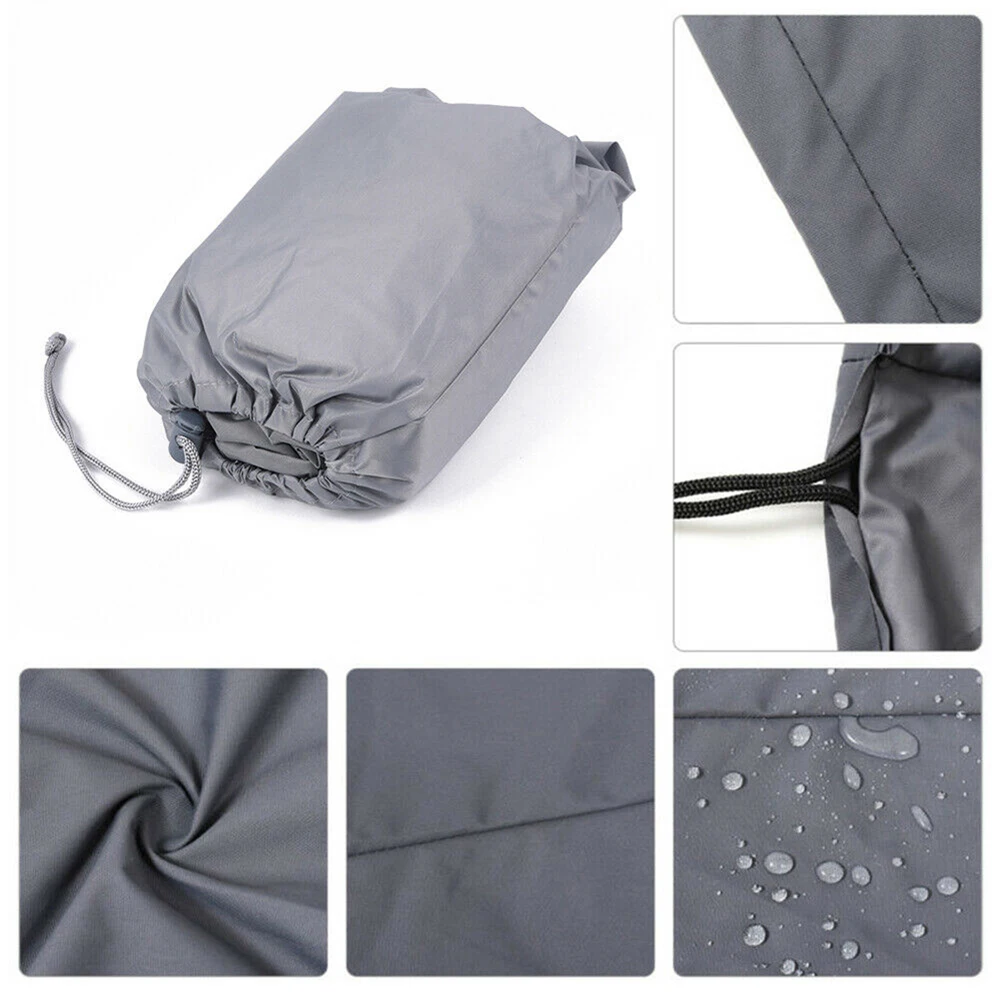 Outdoor Waterproof Hot Tub Cover 220*220*30cm Square Spa Cover Protectors 190T Waterproof Silver Coated Protective Cover Cap view 5