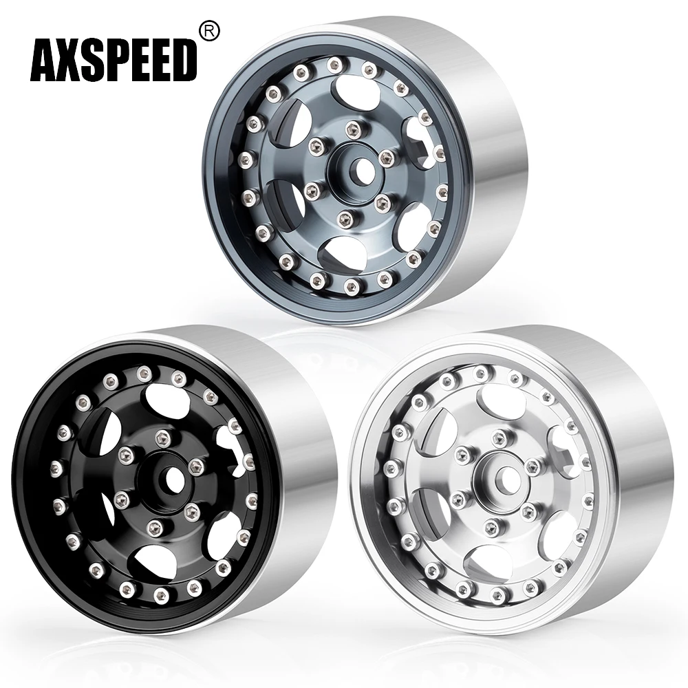 

Колесные диски AXSPEED из алюминиевого сплава, 4 шт., 1,9 дюйма, ширина 30 мм, с бедлоком, для радиоуправляемых краулеров Axial SCX10 D90 TRX-4 1/10, запчасти для тюнинга