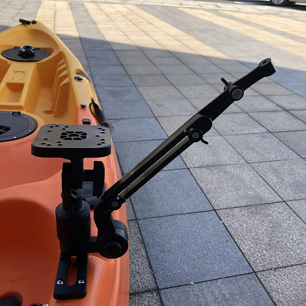 

Part Bracket Fish Finder For Kayak Fishing Adjustable Anti-vibration Ball Sleeve Structure Bracket Retractable
