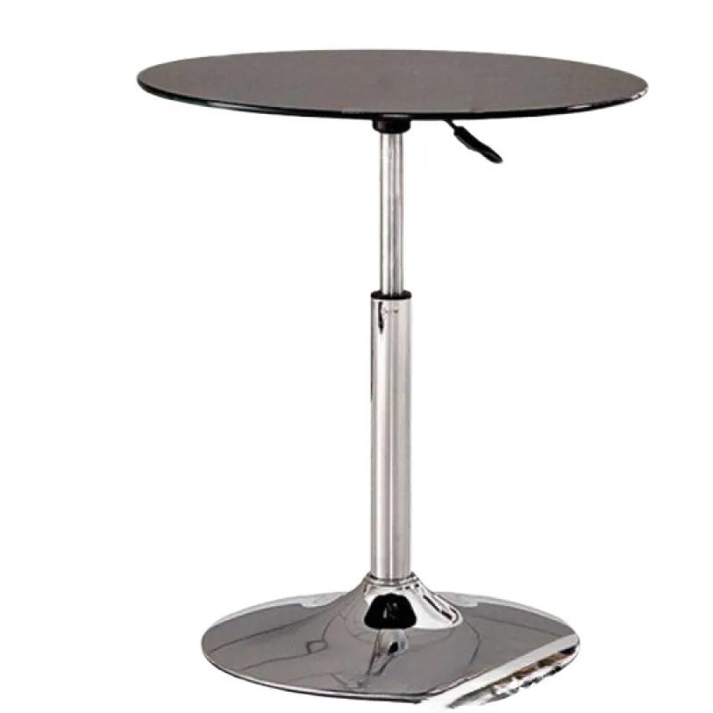 

Tempered glass lifting small round table, round coffee table, round exhibition negotiation table