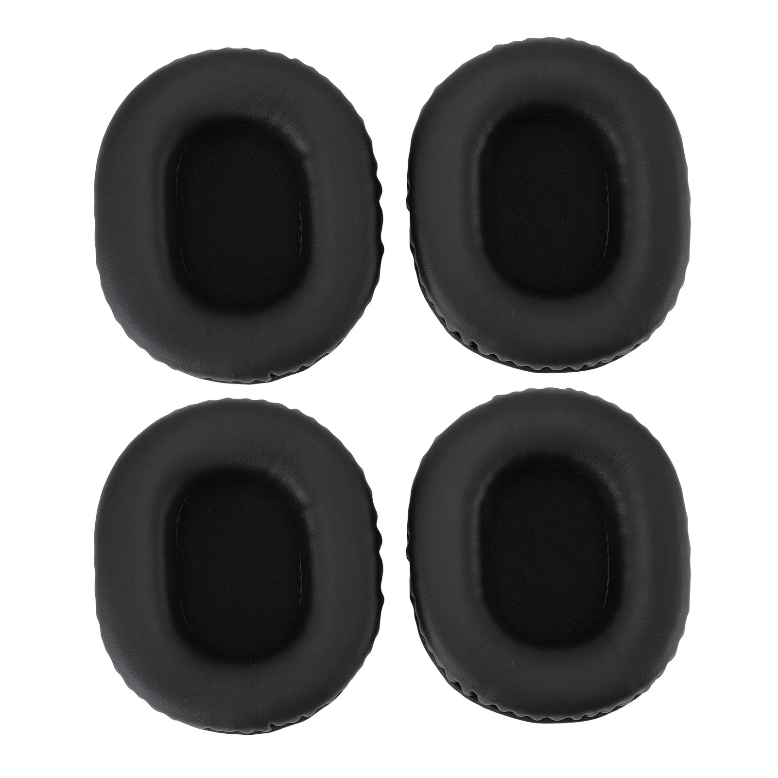 Almohadillas para auriculares de cuero proteico, 2 pares de cómodas almohadillas de repuesto para ATH-M50 ATH-M50X ATH-M40X ATH-M30X ATH-M20X