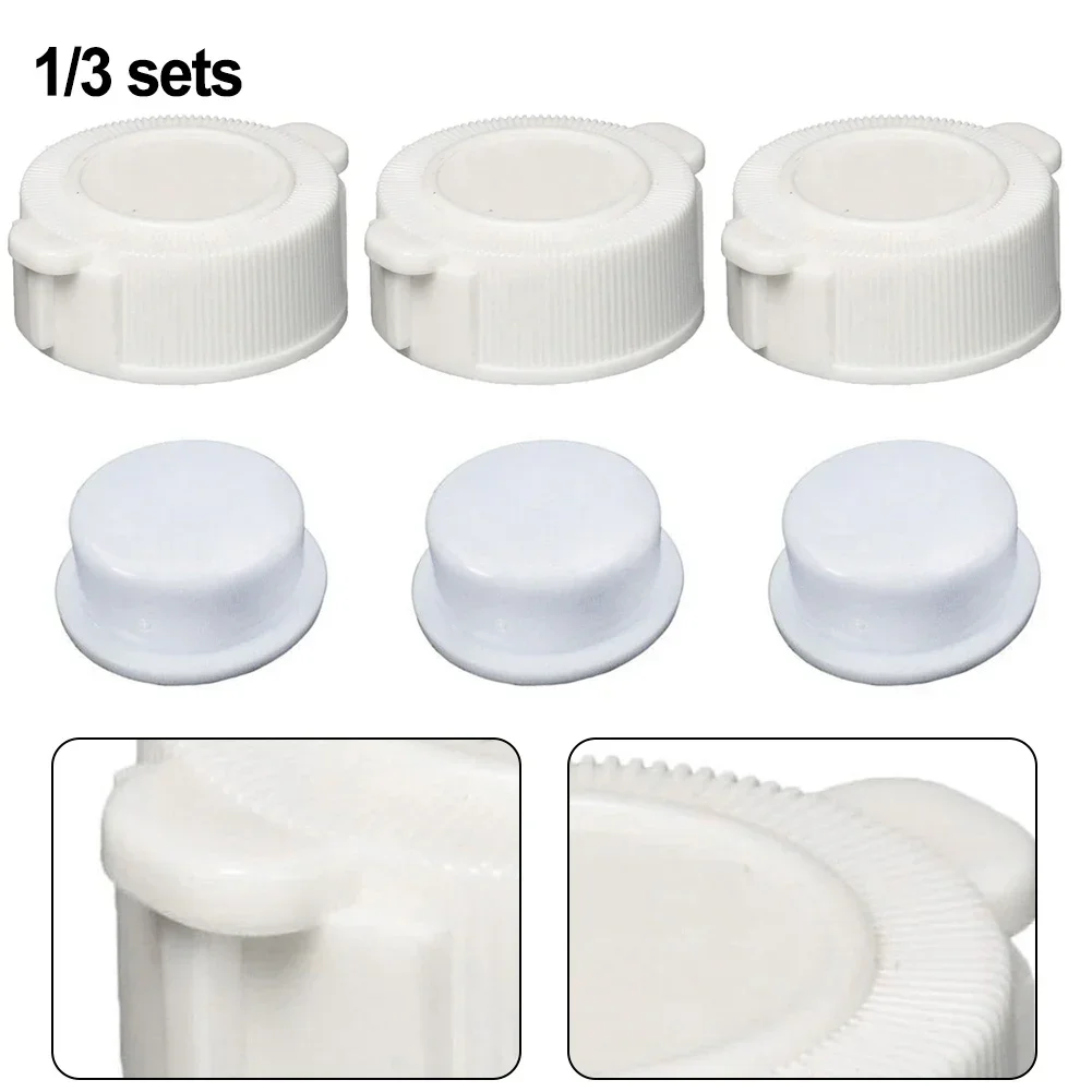 1/3pcs Exhaust Valve Cap And Plug Washer For Above-Ground Swiming Pool Replacement Part Replaces Part No. 10043 & 10044