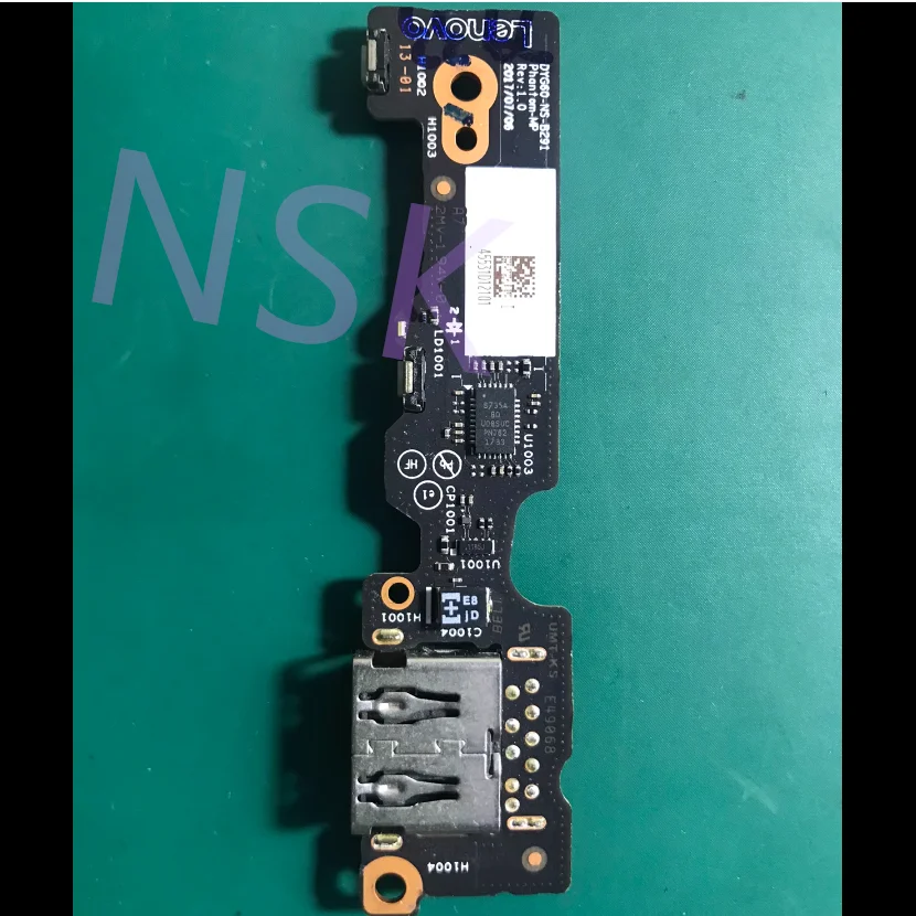 Imagem -03 - Usb Power Button Board com Cabo 100 Spot Test ok Ns-b291 para Lenovo Yoga 92013ikb Dyg60 Nf-b292 Original