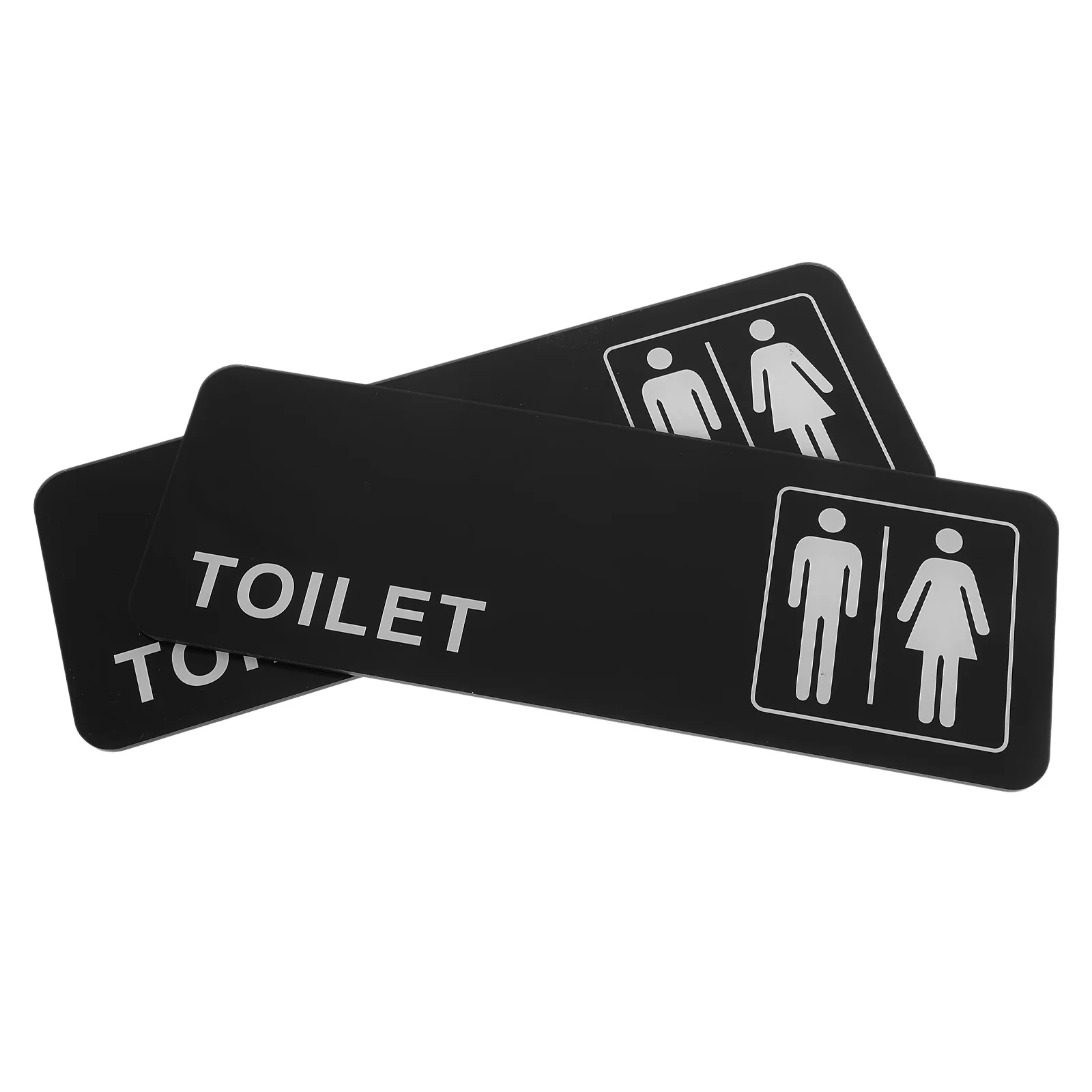 2Pcs Restroom Sign Creative Men Women Bathroom Door Plaques for Home Business Toilet Signs Restroom Sign Mens Bathroom