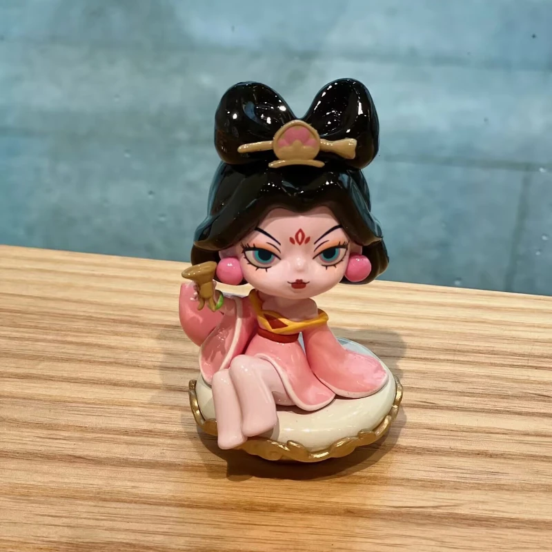 الأصلي أرض الخيال زهرة سلسلة صندوق أعمى النمط الصيني التقليدي دمية سطح المكتب الحلي اليدوية هدايا للبنين والبنات