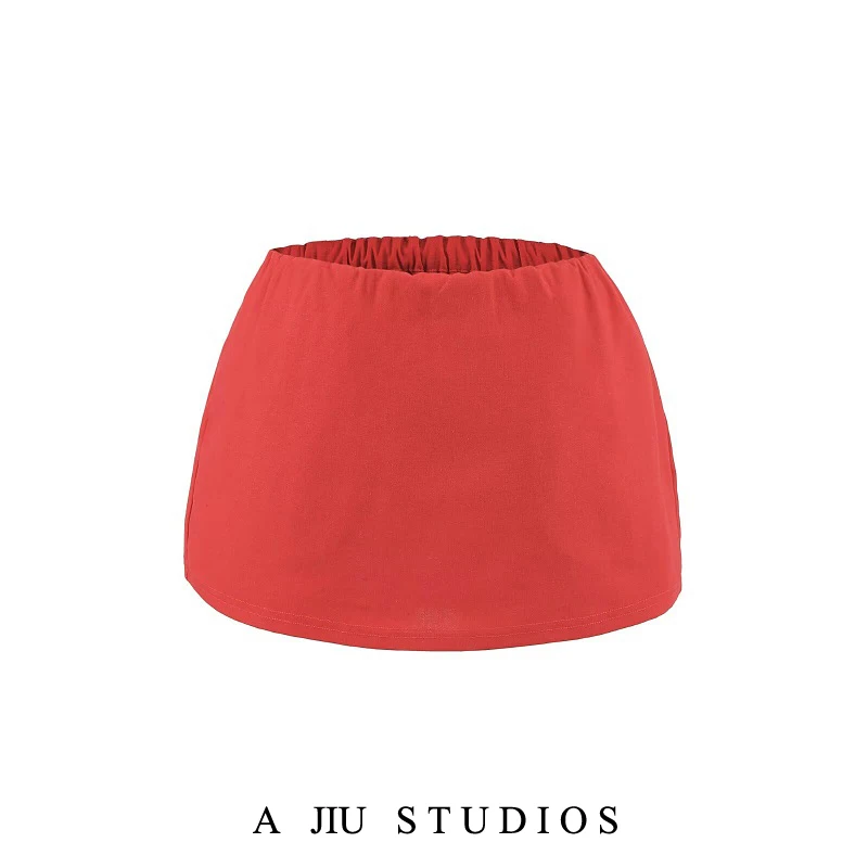 

Льняная юбка с низкой талией, женская модная сексуальная летняя юбка f-длины с защитой от воздействия для похудения, уличная юбка с запахом