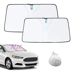 Car Windshield Sun Shade Blocks UV Ray Reflector Auto Window Sun Shade Visor Shield Cover Protector Foldable Parasol