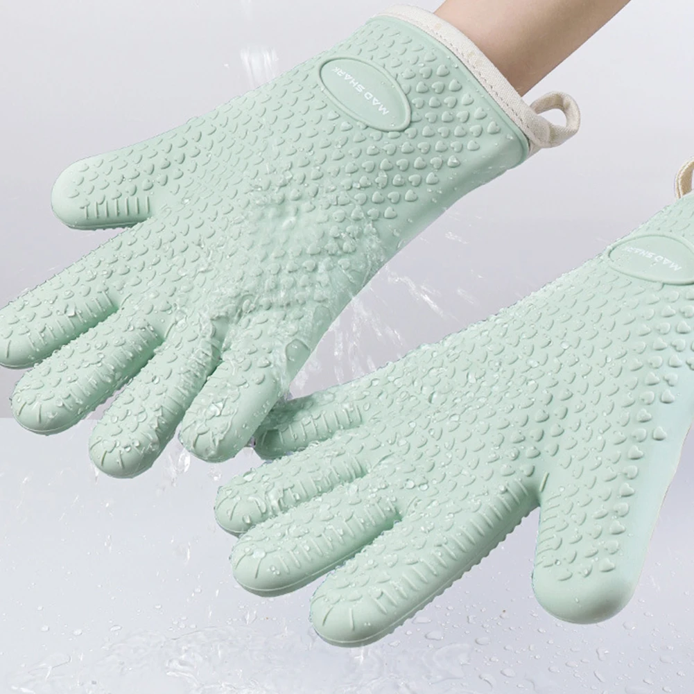断熱加工を施した、熱に強い厚手のシリコン製手袋。防水性があり - Heat Resistant Glove のレビューと価格