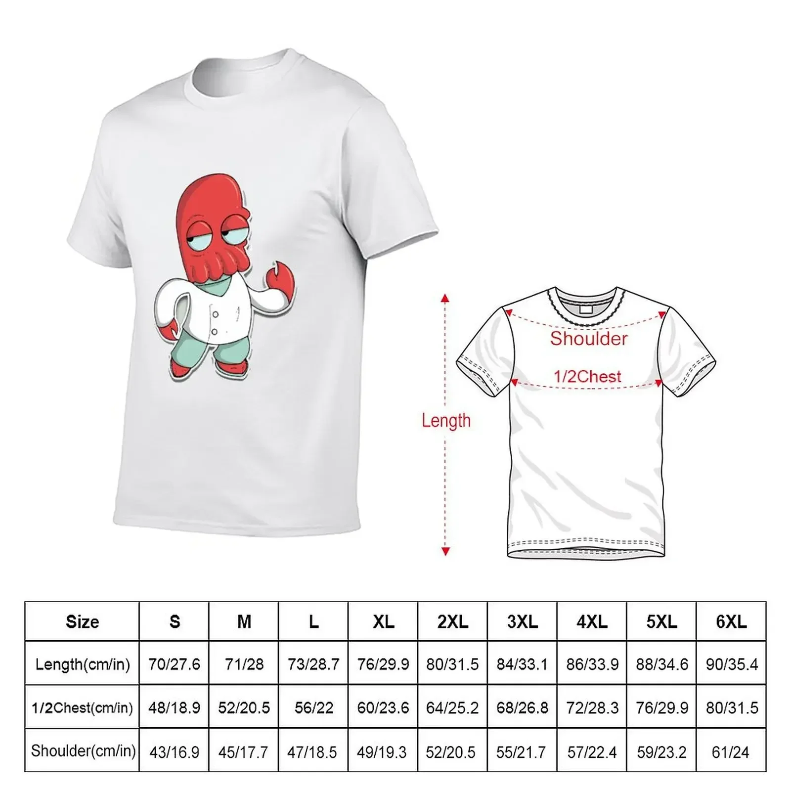 zoidberg merch T-Shirt Blouse anime fruit of the loom mens t shirts