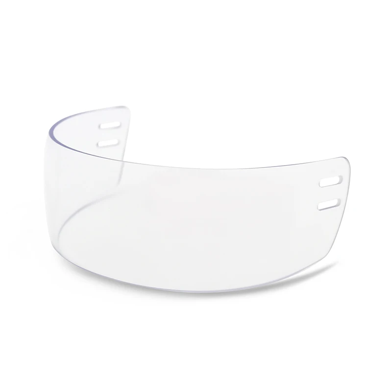 

High Quality Functional Clear Polycarbonate (PC) Scratch and Internal Anti-Fog Ice Hockey Helmet Sun Visor