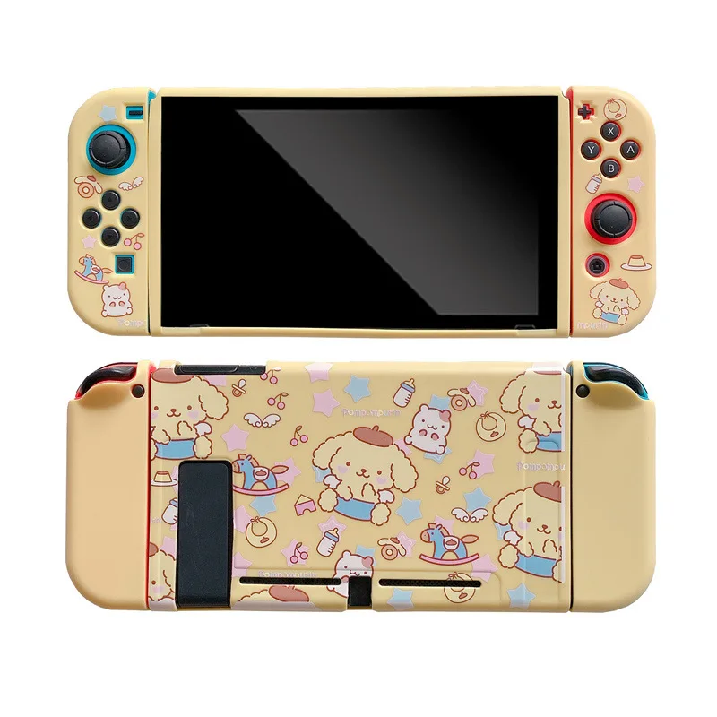 Fashion Sanrio Cinnamoroll Cartoon Case for Nintendo Switch NS Joy Con Controller Shell Kawaii Soft Protective Cover Accessories