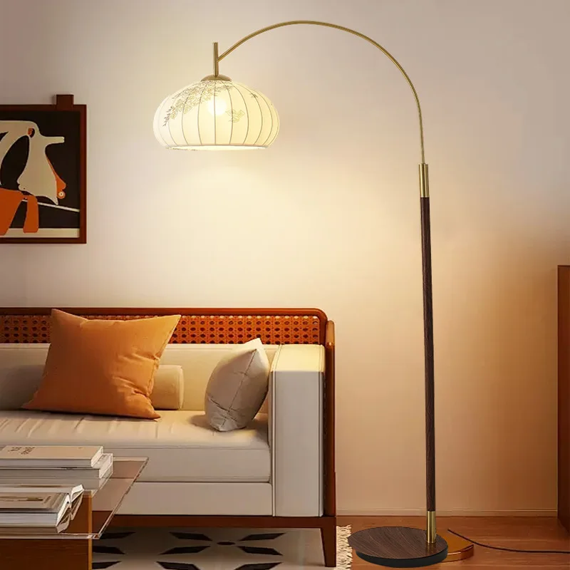 

Ambient Decoration Floor Lamps Hotel Bedroom Sofa Stand Bedside Floor Lamps Lampshade Lron Lighting Lámpara De Pie MHLDD