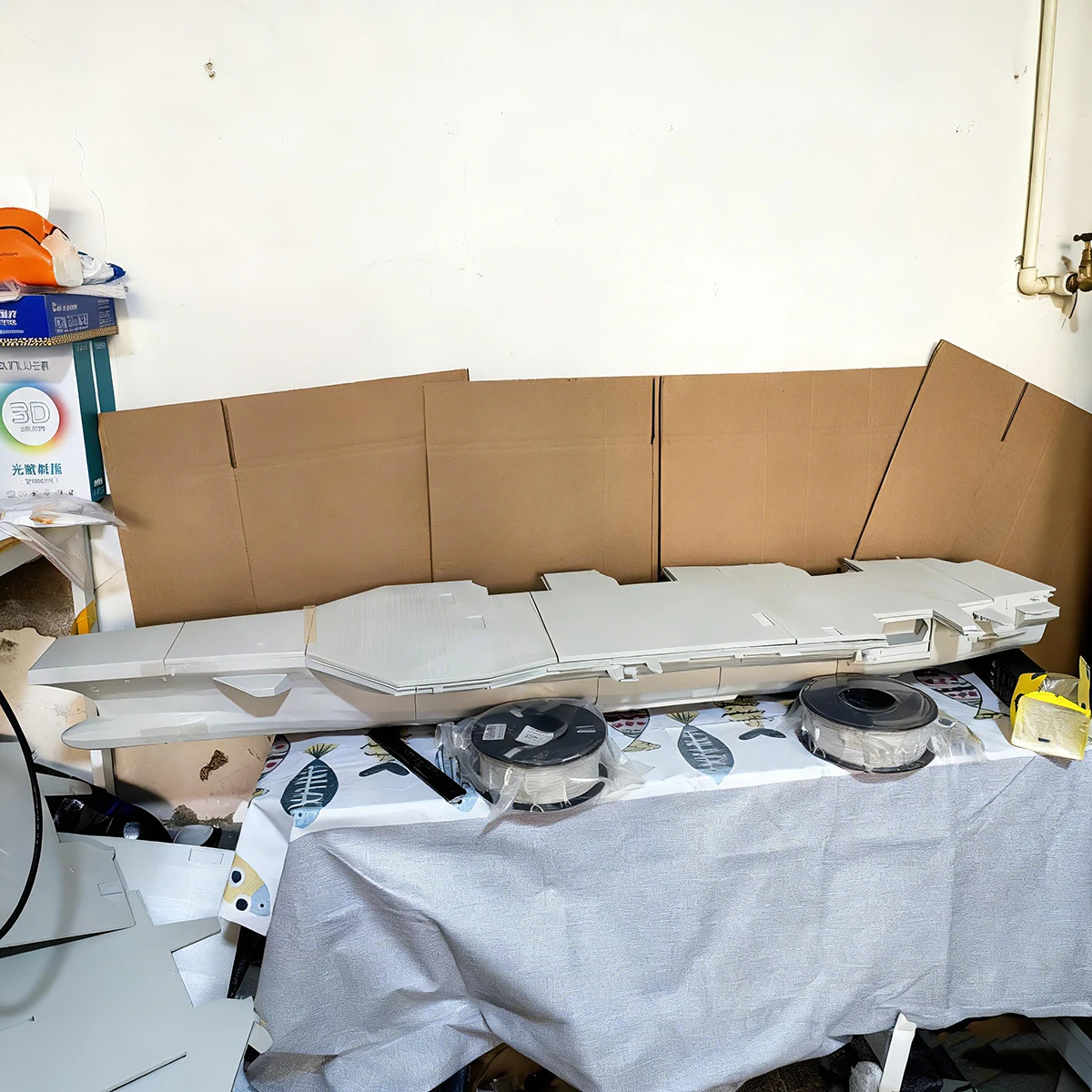 1/200 RC Ships166cm USS Ronald Reagan Aircraft Carrier Remote Control Boat Rich Detail RC Ships Model Kit Ship Toy Warship Model