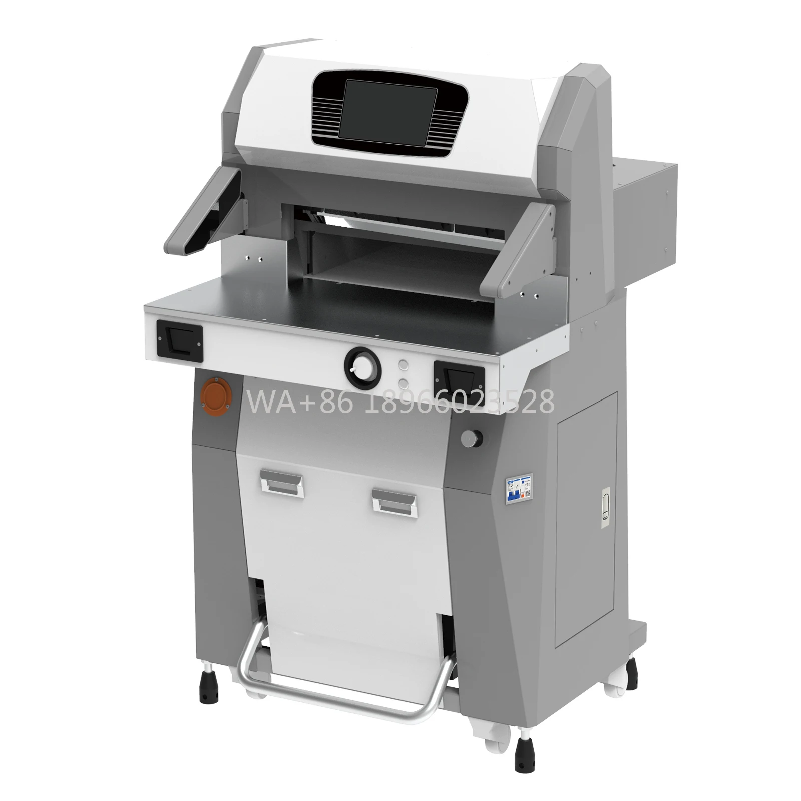 Machine de découpe de papier de programmation hydraulique silencieuse, coupe épaisse de 10CM avec protection photoélectrique