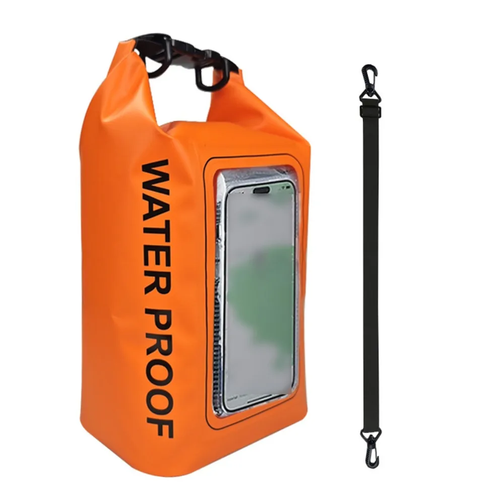 

New PVC 5L Swimming Waterproof Bag Multifunctional Large Capacity Swimming Crossbody Bag Mobile Phone Bag Outdoor