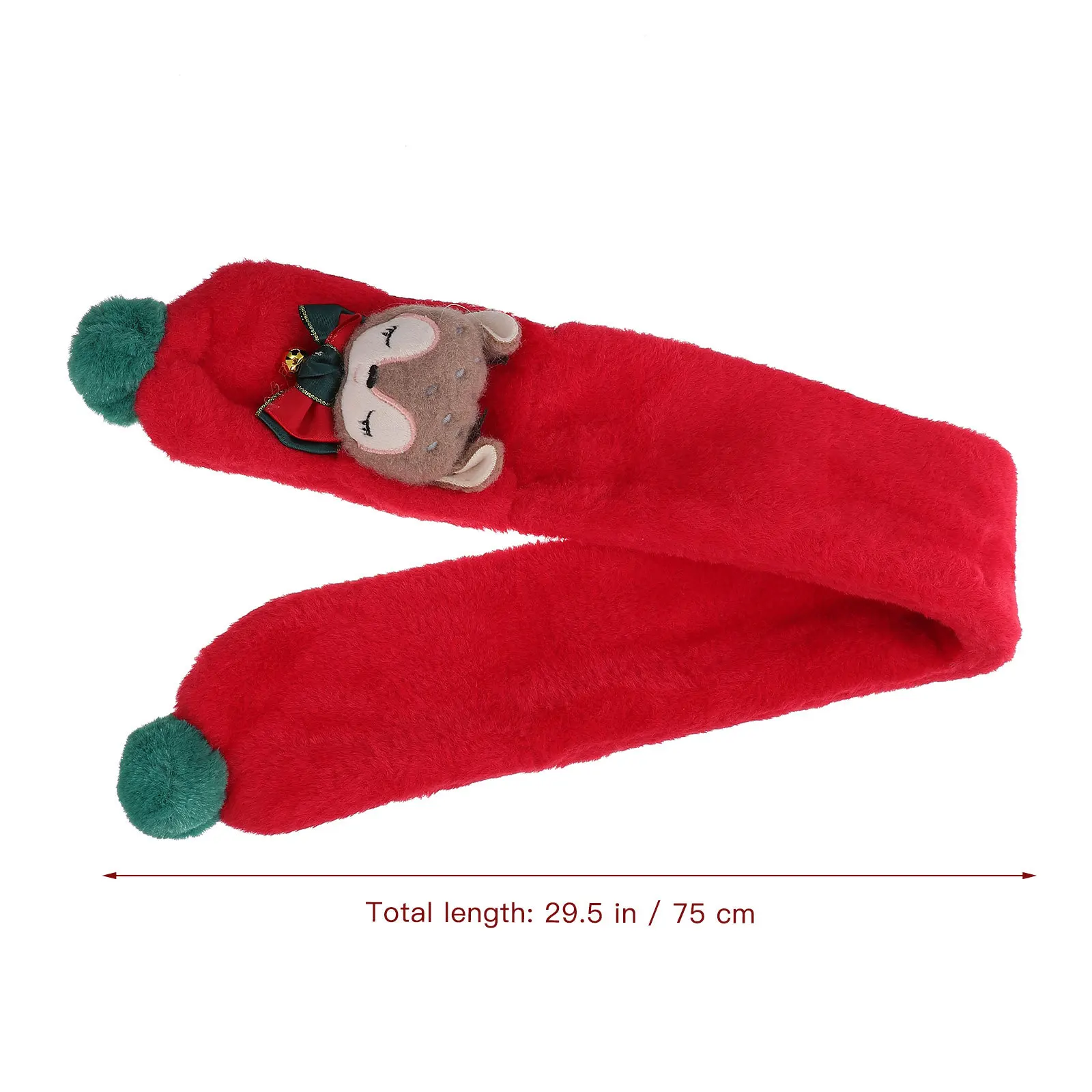 ผ้าพันคอเด็กน่ารัก ลายสุนัขจิ้งจอก สำหรับฤดูหนาว ของขวัญคริสต์มาส ผ้าพันคอเด็ก ผ้าพันคอสำหรับเด็ก