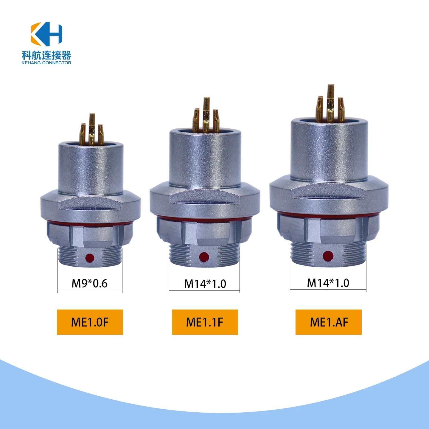 Waterproof F Series ME1 Socket High-Quality Multi-Core Connector Compatible with Fisher Military And Aerospace Applications