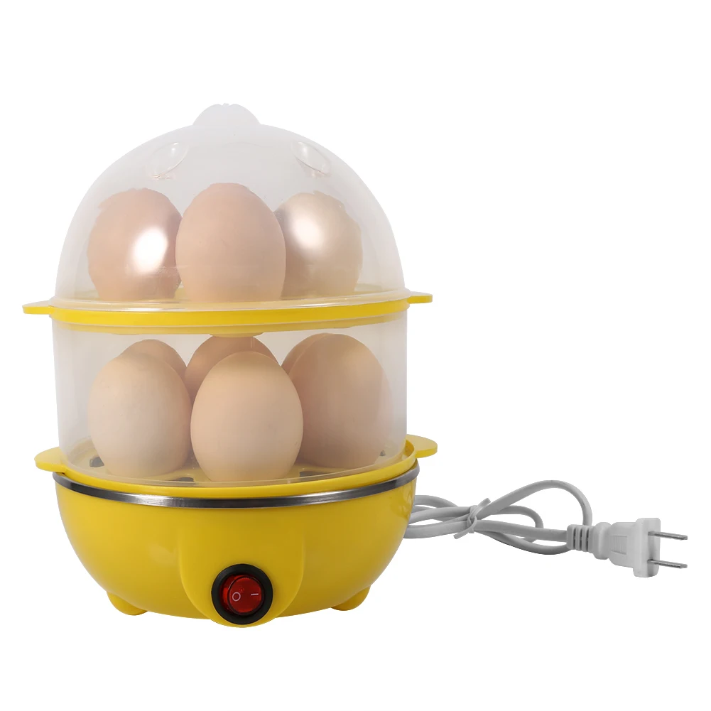 

220V Electric Egg Cooker Multifunctional DoubleLayer Electric Eggs Boiler Cooker Household Egg Boiler Egg Food Steamer