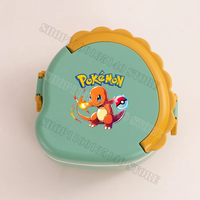 بوكيمون علب الاغذية أواني الطعام تخزين وجبة صناديق الأطفال طالب مدرسة بينتو حالة أنيمي المحمولة علب الاغذية بنين فتاة هدية