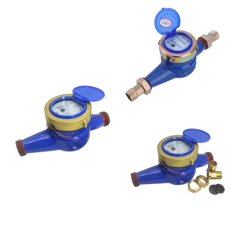 

DN20 Garden Home Metal Cold Water Meter Single Water Wet Table Measuring Tool 20mm Measure Tap