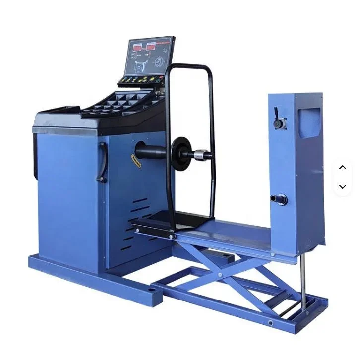 Cheap Price Huandyn High Quality Tire Truck Wheel Balancer 230rpm 150kg CE Certified Smart Balancing Machine 0.5kW 1200mm Wheel