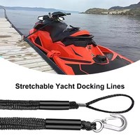 Boat Bungee Dock Lines Cords Docking Rope for Kayak Watercraft SeaDoo Jet Ski Pontoon Canoe Power Boat Mooring Rope Accessories