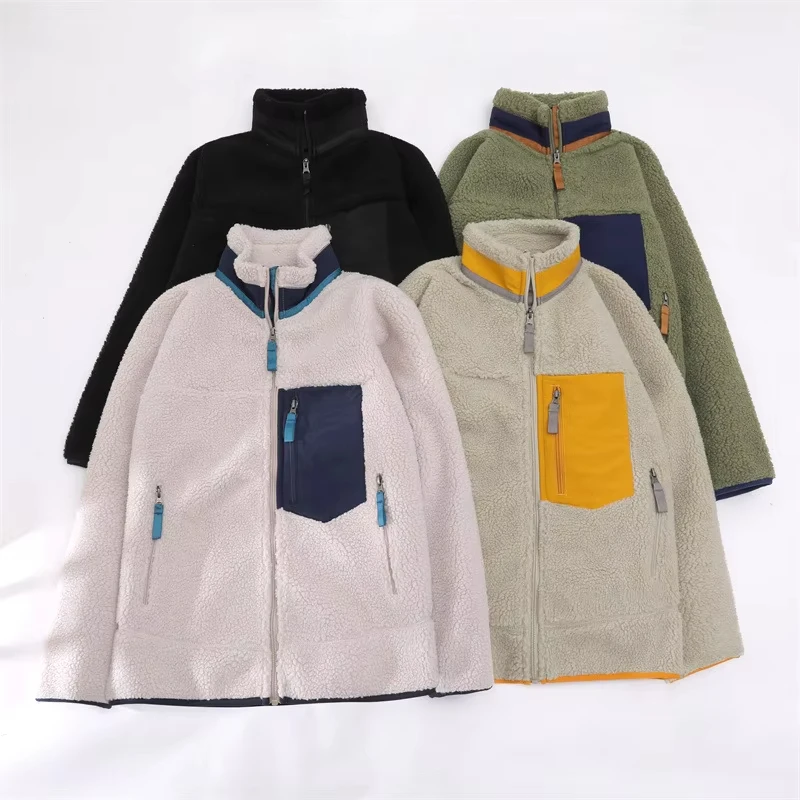 

Fashion Casual Women Jackets Thickened Warm Loose Coats Male Female Fleece Coat Comfortable Streetwear Outdoors Autumn Winter