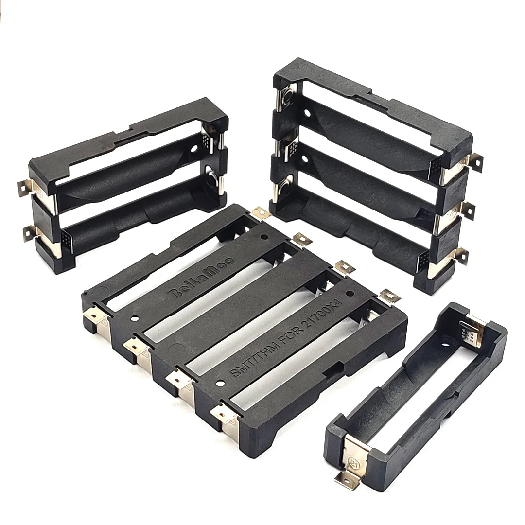 1 x 2 x 3 x 4 x 21700 Battery Holder SMT SMD Battery Box 21700 Storage Box 1S 2S 3S 21700 Battery Case