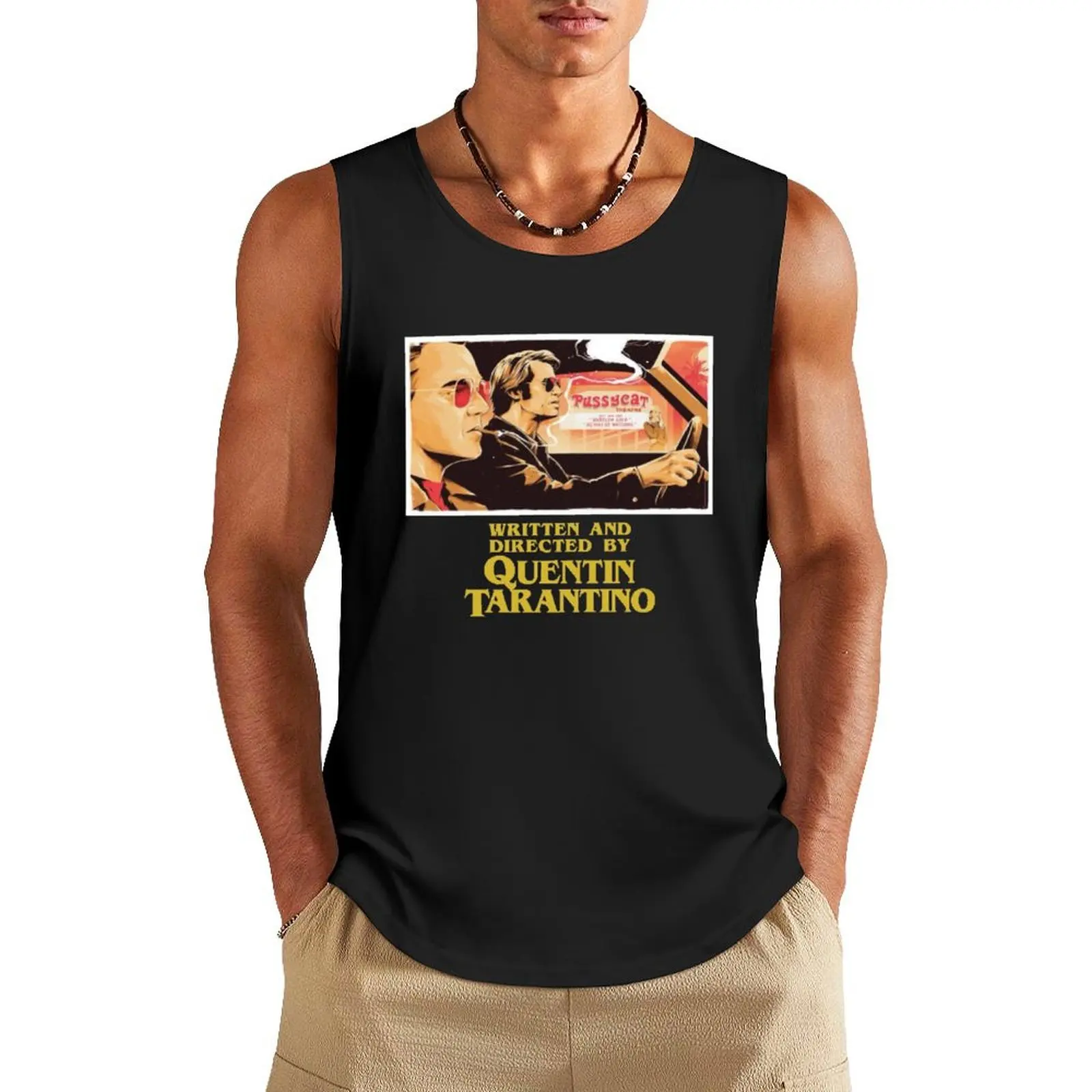 

Rick and Cliff Tank Top sports t-shirts for men gym top Men's sleeveless gym shirts