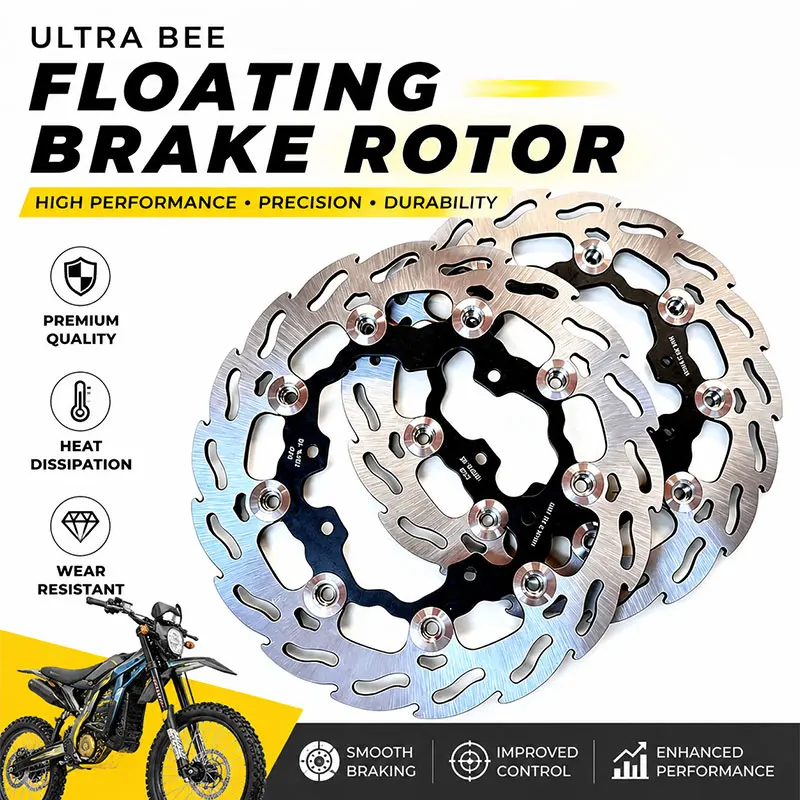 Floating Brake Disc Rotor 245mm for Surron Ultra Bee Motorcycle Brake Rotor Front Rear Direct Replacement Parts