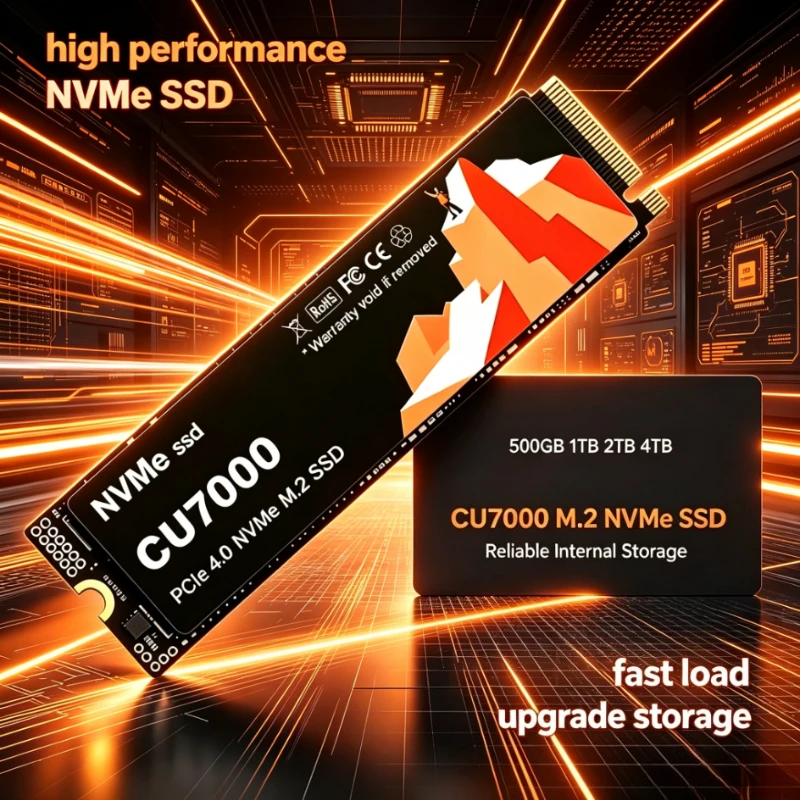 Genuine CU7000 NVME SSD 500GB 1TB 2TB 4TB SSD up to 7300MB/s M2 NVMe Hard Drive Solid State Disk for Laptop Desktop