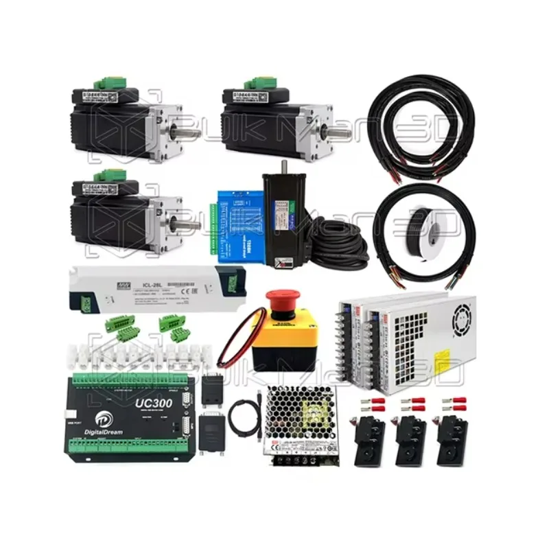 

USB 4-Axis UC300 Controller Bundle with IHSV57 180W 3000rpm Servo Motors for ULTIMATE Bee CNC, QueenBee CNC, WorkUltra CNC