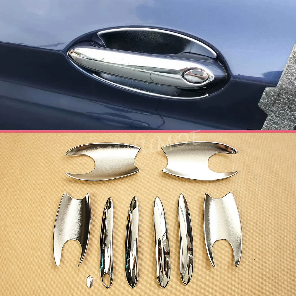 

Door Handle Strips Trims + Bowl Cup Surrounds Kits For BMW X3 G01 2018 2019 2020 2021 2022 Chrome Molding