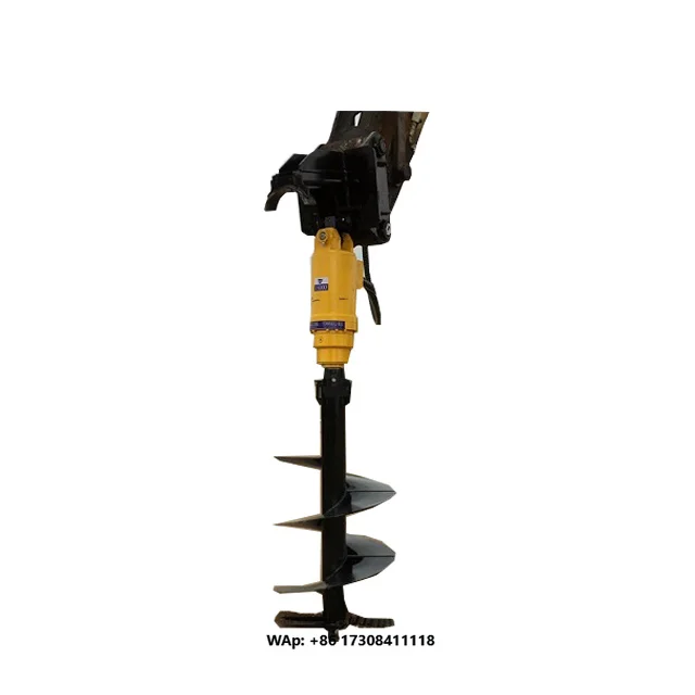 Hydraulic Earth Auger Drill - Excavator Auger Attachment Supplier for Piling, Soil Drilling & Skid Steer Post Hole Digger