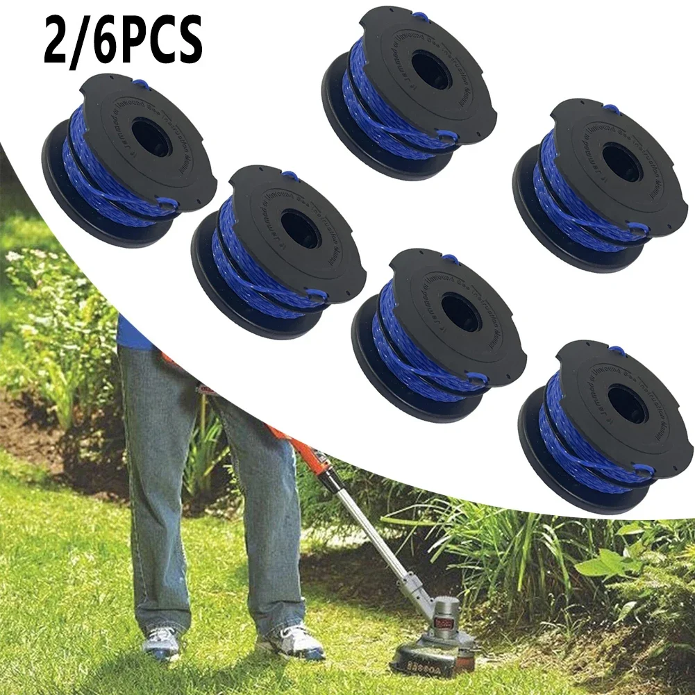 

2/6 шт., шпуля для триммера Black & Decker