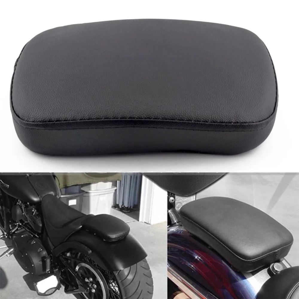 Motorrad becher Saugnapf Sitz Pillion Pad Heck Passagier Solo Sattel Anti-Rutsch-Kissen für Harley Bobber Chopper xl883
