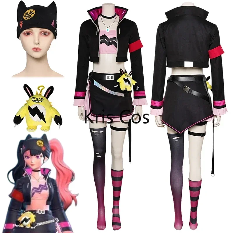 

FC6Zoe Cosplay Fantasy Necklace Leggings Hat Suits Anime Game Pal Cosplay World Costume Disguise Women Roleplay Fantasia Ou@FC8！