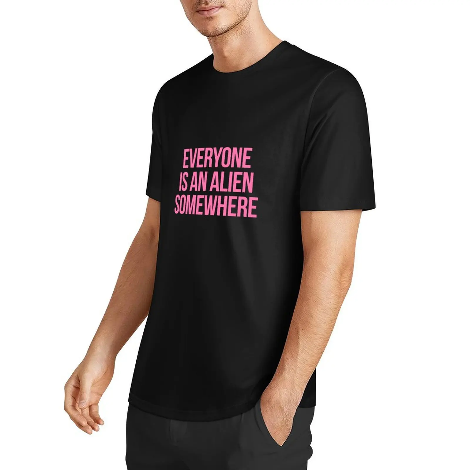 Everyone Is An Alien Somewhere T-Shirt basketball graphic tees animal prinfor boys mens workout shirts