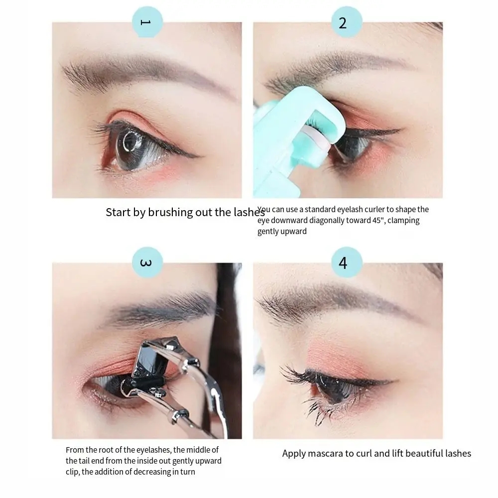 เครื่องสําอางแหนบขนตาผู้หญิงความงามบางส่วน Eyelash Curler Eyelash Curling คลิป Lash Curling Applicator Eyelash Lift คลิป