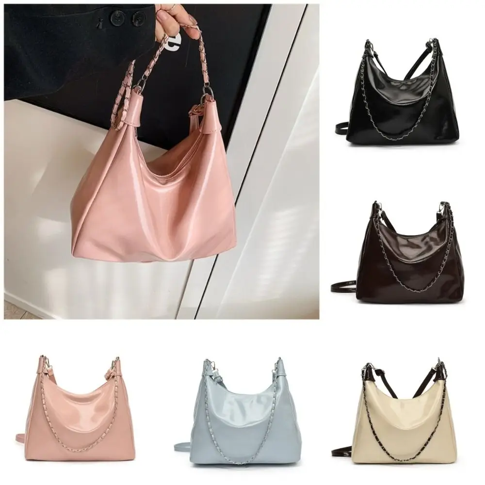 

Новая женская сумка-тоут из искусственной кожи с мягкой сенсорной текстурой, большая вместительная сумка на плечо, однотонная сумка для покупок для женщин и девочек