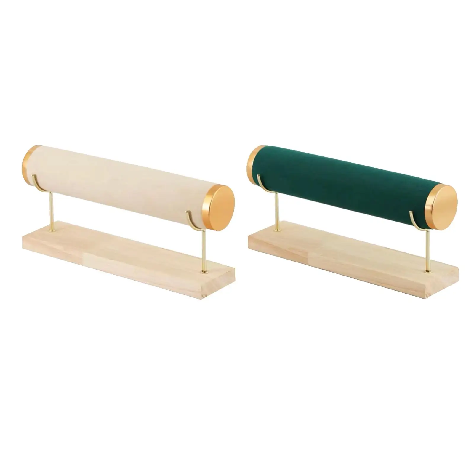 

Bracelet Holder Detachable Wood Base Velvet for Wrist Watch Showcase Store